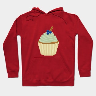 Light green cupcake pixel art Hoodie